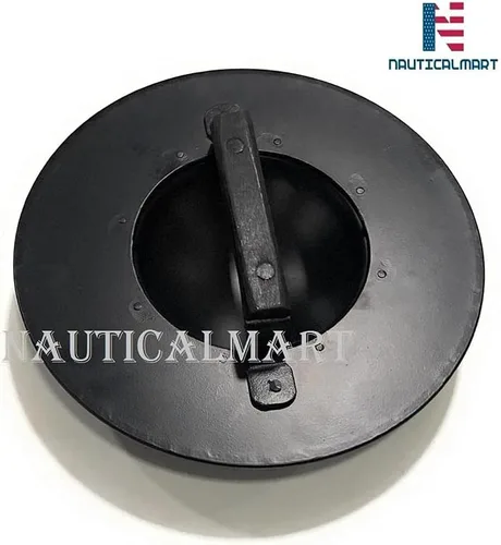 Vista 5 de Arqueros medievales Combate Escudo Buckler Shield Umbo Negro Armadura Real Totalmente Funcional, Escudos de Arquero de Combate LARP Reenactment