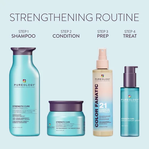 Vista 8 de Pureology Strength Cure Treatment Mask - Para cabello dañado