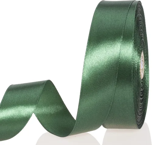 Vista 66 de YASEO - Cinta de satén sólido verde manzana de 1 pulgada para envolver regalos, 50 yardas Soft, Satiny, Colorfast, Polyester Fabric, Ease of Use