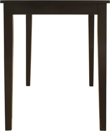 Vista 7 de Signature Design - Juego de sillas y mesa de comedor (juego de 2) + mesa rectangular, color marrón oscuro