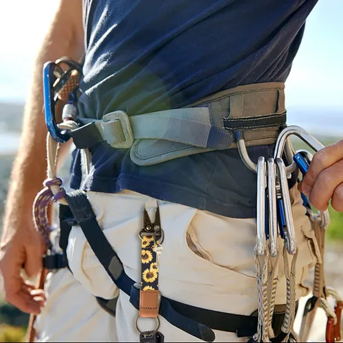 Vista 6 de Maicican Bonito llavero con clip para mujeres y hombres, mosquetón para llaves y cartera con anillos para llavero