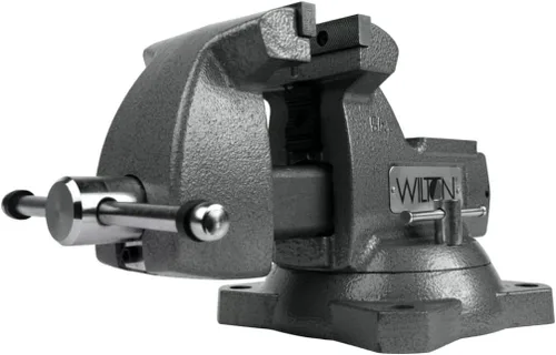 Vista 8 de Wilton Mechanics tornillo de banco, ancho de mandíbula de 4 pulgadas, apertura de mandíbula de 4-1/2 pulgadas, garganta de 3-7/16 pulgadas