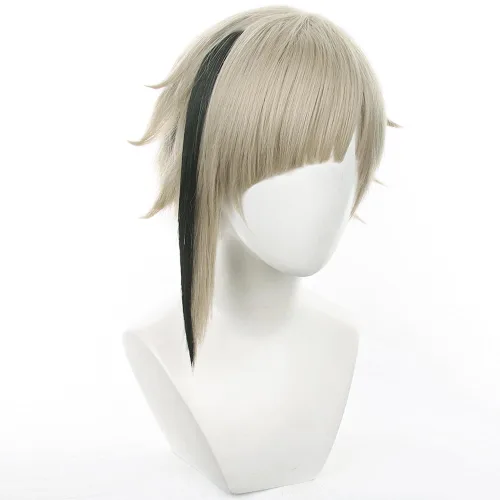 Vista 20 de Peluca Misa Amane, Death Note Misa Amane, peluca de cosplay con gorra de peluca, longitud aproximada de 27.6 in