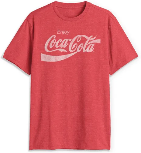 Vista 6 de Coca-Cola Camiseta de manga corta Eighties Coke para hombre Athletic Heather