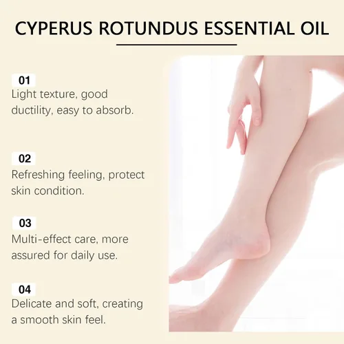 Vista 4 de Aceite Cyperus Rotundus para Depilación para Mujeres