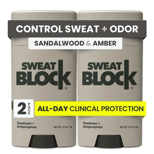 Vista 13 de SweatBlock Desodorante Antitranspirante para Mujeres y Hombres 48 Horas de Alta Protección contra el Sudor y el Olor Sin Irritación