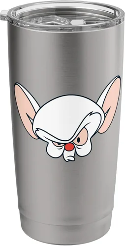 Vista 9 de Pinky and the Brain Vaso aislado de acero inoxidable Brain