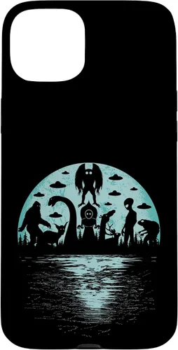 Vista 9 de Bigfoot Nessie Mothman and Aliens Cryptid Ovnis Cryptozoology - Carcasa para iPhone 17