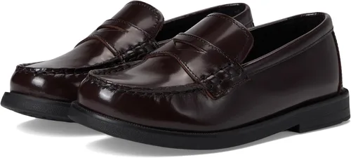 Vista 3 de Florsheim Mocasines Croquet Penny JR para niños pequeños y grandes Borgoña