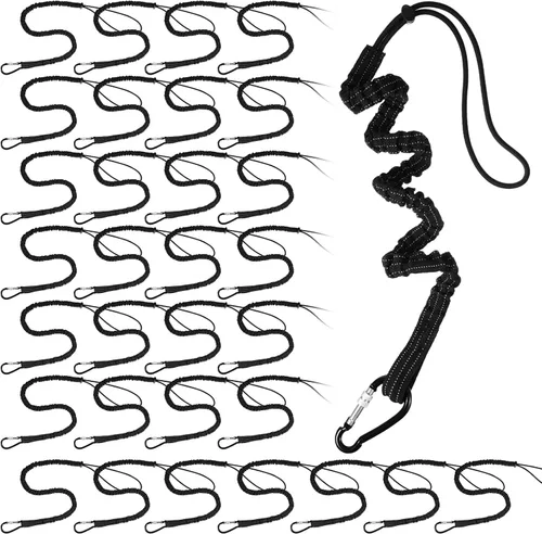 Vista 15 de LEIFIDE 6 piezas de cordón para herramientas de longitud estándar, correa de seguridad para herramientas, 7.5kg 16.5lb resistente, protección contra