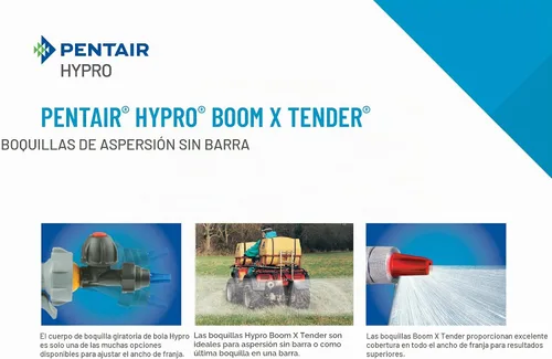 Vista 3 de Hypro Boom X-Tender - Boquilla de pulverización de fila de valla - verde