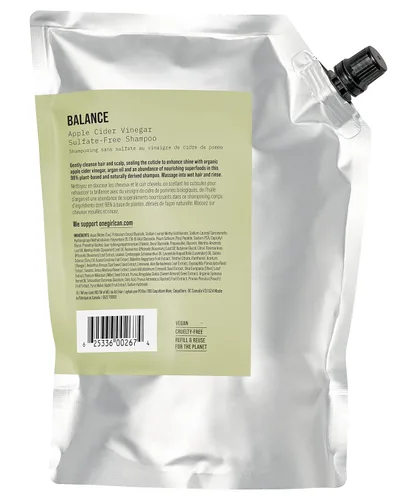 Vista 2 de AG Hair BALANCE - Recambio de champú sin sulfato de vinagre de sidra de manzana, 1 litro