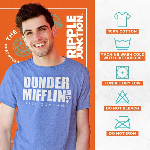 Vista 4 de Camisa Ripple Junction de The Office, Dunder Mifflin, para adulto