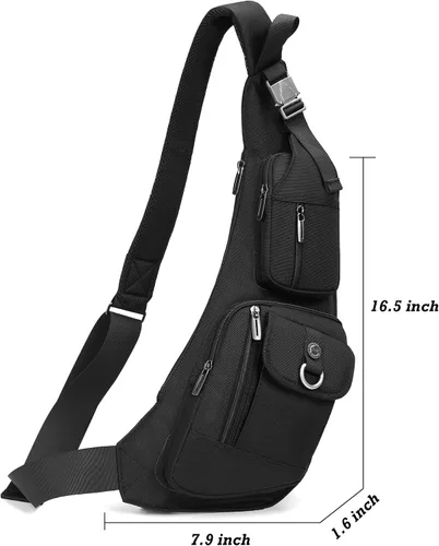 Vista 77 de Nicgid Sling Bag - Mochila bandolera para hombre), LYSB01NH075BJ-SPRTSEQIP