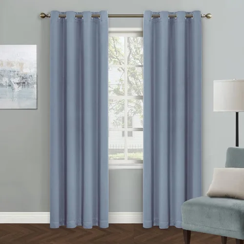 Vista 57 de MYSKY HOME Cortinas Aqua para Armario para Entrada Cortina Opaca para Puerta para Sala de Estar Cortina Oscurecedora de Habitación con Ojales