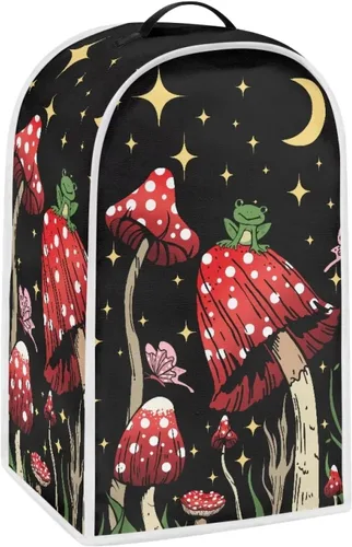Vista 22 de Upetstory Funda antipolvo para licuadora de vaca, estilo bohemio, azteca, para cafetera, electrodomésticos, resistente a las manchas, lavable