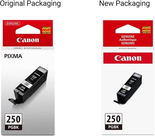 Vista 4 de Canon PGI-250 Tanque de Tinta Pigmento Negro Genuino, Compatible con Impresoras MG6320, IP7220 & MG5420, MX922, MG5520, MG6420, MG7120, iX6820