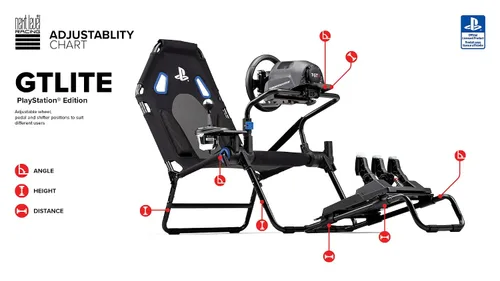 Vista 8 de Next Level Racing GT Lite Cockpit PlayStation Edition (NLR-S026)
