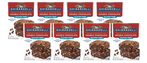 Vista 18 de Ghirardelli Brownie & Cookie Mix - Mezcla de galletas con chispas de chocolate oscuro (16.75 onzas) y mezcla de brownie de caramelo salado