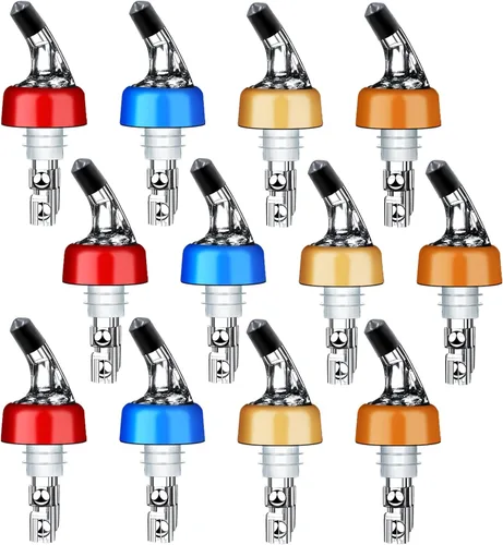 Vista 12 de SuproBarware Vertedor automático de botellas medido – Quick Shot Spirit Measure Pourer Bebidas Vino Cóctel Dispensador de Herramientas de Bar
