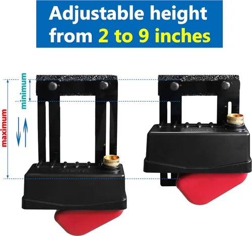 Vista 2 de Nivelador de agua para piscina, altura ajustable de 2 a 9 pulgadas, mantiene automáticamente el nivel de agua establecido