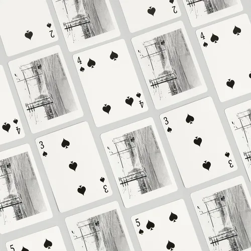 Vista 4 de Lantern Press Ballard, Seattle, WA, 15th and Leary, 52 Playing Cards for Adults, Poker Size Card Deck