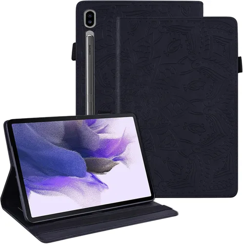 Vista 10 de Dteck Funda inteligente de cuero para Samsung Galaxy Tab S8 Ultra de 14.6 pulgadas 2022, azul con bolsillo frontal, soporte de múltiples ángulos