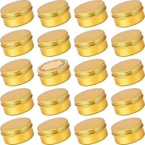 Vista 18 de Latas de aluminio con tapa de rosca champán de 3 oz (3.0 fl oz) con etiquetas, paquete de 24