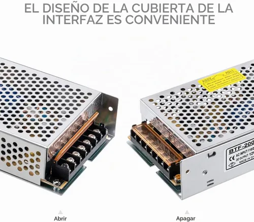 Vista 6 de BTF-LIGHTING Adaptador Convertidor Transformador de Fuente de Alimentación de Conmutación de CA100-240V a CC12V20A Máx240W para Módulo de Tira