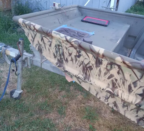 Vista 6 de Acid Tactical® Paquete de 2 plantillas de pintura en aerosol con aerógrafo de camuflaje de diseño único de 9 x 14 pulgadas, pistola Duracoat