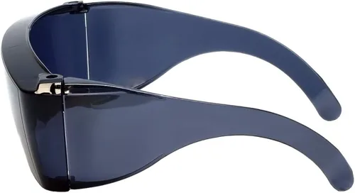 Vista 2 de Cover-Ups - Gafas de sol negras para personas que usan lentes recetados al sol Negro