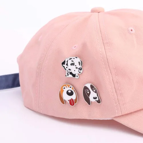 Vista 3 de 2 piezas de broche de metal para perro, insignias de identificación para niños y adultos, ropa, mochilas, regalos de decoración (10 bordes Collie)