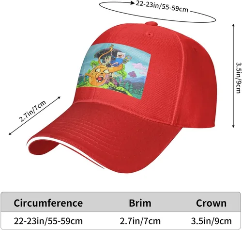 Vista 2 de Gorras de béisbol Gaming Anime Sombrero ajustable Hombres Mujeres Negro
