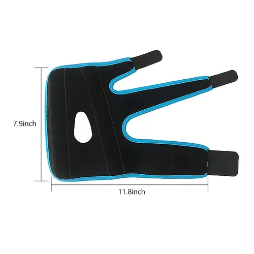 Vista 6 de Férula de dedo ajustable de dos dedos estabilizador enderezador inmovilizador soporte de mano soporte para artritis fractura roto dislocado dedo