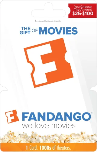 Vista 2 de 1 tarjeta de regalo de Fandango.