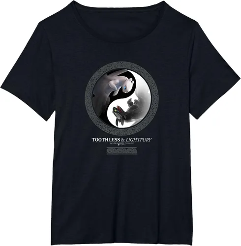 Vista 27 de Cómo entrenar a tu dragón 3 Yin Yang Dragon Camiseta