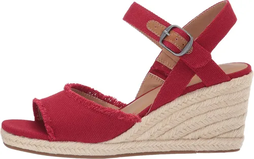 Vista 8 de Lucky Brand Sandalias de cuña Mindra para mujer, Azul