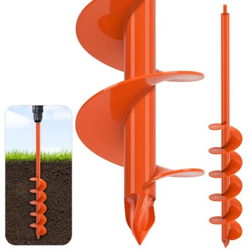 Vista 9 de Broca de taladro de 4 x 24 para plantar, taladro de jardín para Naranja-4 x 24 pulgadas