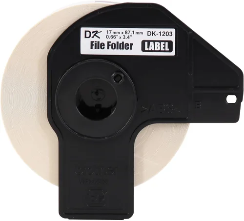 Vista 8 de Brother Rollo de etiquetas de carpeta de archivos DK-1203