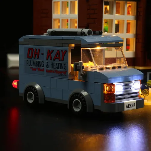 Vista 6 de VONADO Kit de luz LED compatible con el juego Lego Home Alone - Versión musical