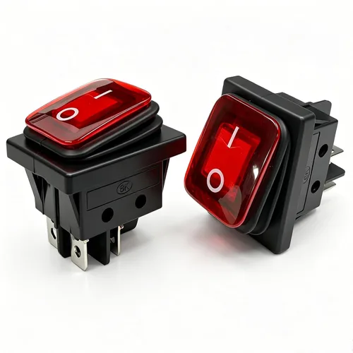Vista 6 de TWTADE / 4 unids interruptor basculante momentáneo cuadrado (ON) - Apagado (ON) SPDT 3 Pin 3 posiciones 6A 250VAC/10A 125VAC Mini coche auto barco