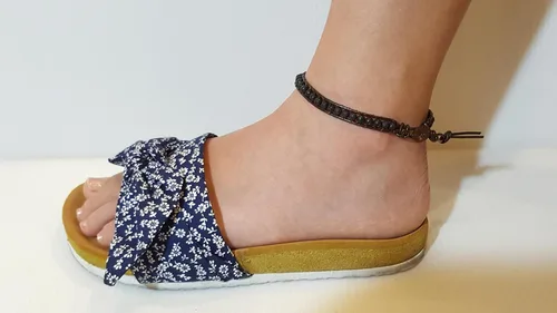 Vista 5 de Infinityee888 Lava Bead Anklet Bracelet 10 Inches Woven Leather Handmade Men Women Anklet