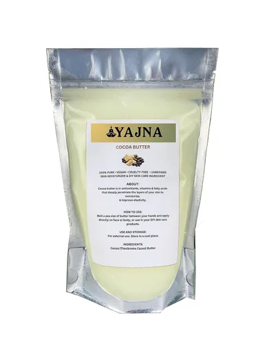 Vista 13 de Yajna Mantequilla Orgánica de Aloe Vera Cruda 100% Pura, Natural y Sin Refinar Hidratante para la Piel del Rostro, Cuerpo y Cabello 4 OZ/115 GM