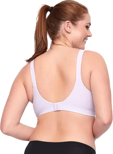 Vista 6 de Underoutfit Sujetadores de compresión inalámbricos para mujer, tallas pequeñas a grandes, para uso diario, para dormir y deportes, tela ligera