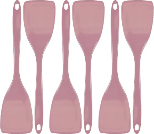 Vista 11 de Reston Lloyd Calypso Basics, Espátula para sartenes antiadherentes, resistente al calor, utensilio de melamina con mango ergonómico, 11 pulgadas
