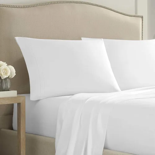 Vista 20 de Martex Par de fundas de almohada ultra suaves con dobladillo de la serie 2000, King, gris claro