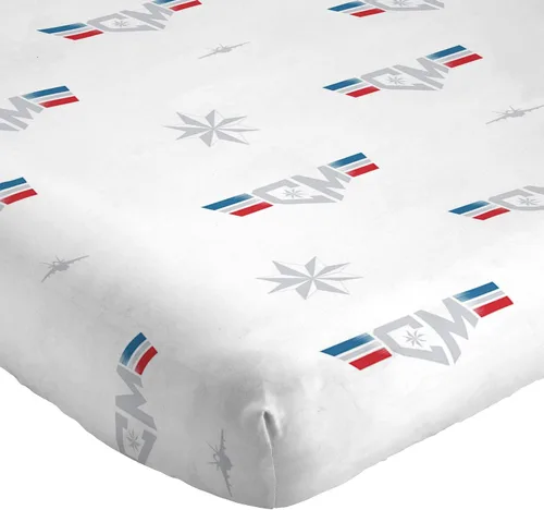 Vista 5 de Jay Franco Captain Marvel Cool Energy - Juego de cama individual, color gris