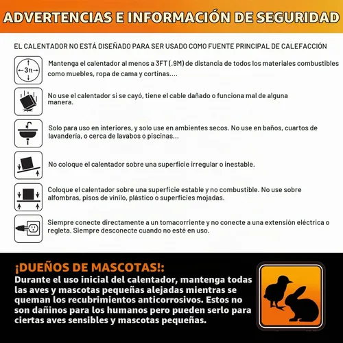 Vista 10 de EZ-HEAT Calentador de Espacio de Zócalo de 1,500 Vatios con Termostato Ajustable, Paneles Terminales a Prueba de Abolladuras, Protección contra
