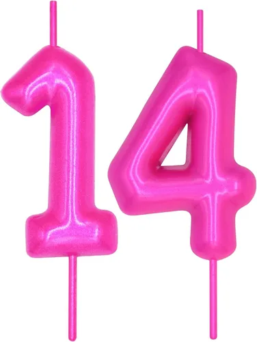 Vista 73 de DERVENTA Vela con números de 2.36 pulgadas, decoración perfecta para cumpleaños, brunch, postre, pastel, 1 pieza (número 0 rosa)