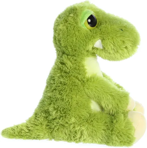 Vista 4 de Peluche de felpa de dinosaurio T-Rex con ojos de somnoliento, de Aurora World, 10 pulgadas